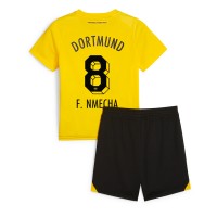 Otroški Nogometni dresi Borussia Dortmund Felix Nmecha #8 Domači 2023-24 Kratek Rokav (+ Kratke hlače)